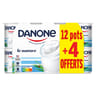 Danone yaourt le nature 12 x125g + 4 offerts
