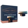 King C. Gillette lames Style master x1