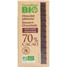 Carrefour bio tablette de chocolat noir pâtissier 70% cacao corsé bio - 200g