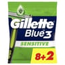 Gillette blue 3 jetable sensitive 8+2