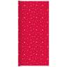 Nappe en papier gauffre 5x1.18m starlight or fond rouge