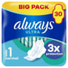 Always ultra serviettes hygiéniques ailettes normal x30