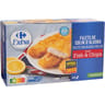 Carrefour extra filets de colin d'alaska 400g