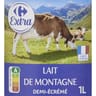 Carrefour extra lait de montagne demi écrémé 6x1l