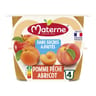 Materne compotes coupelles pomme pêche abricot 4x100g