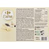 Carrefour extra 4 bâtonnets glace chocolat blanc coeur vanille 300g