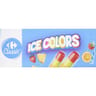 Carrefour classic' glace à l'eau ice colors x8 320g