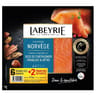 Labeyrie saumon atlantique de Norvège fumé 6 tranches + 2 offertes 255g