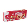 Carrefour classic' biscuits barquettes fraise 2x120g