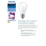 Philips ampoule LED 75W E27 lot de 2