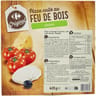 Carrefour original pizza cuite au feu de bois chèvre 420g