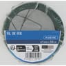 Trefilaction fil fer acier plastifie  Diam 1 mm x50 m
