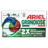 Ariel grandiose pods lessive liquide en capsules original x 14 lavages
