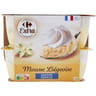 Carrefour extra mousse liégeoise saveur vanille 4x80g