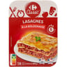 Carrefour classic lasagnes à la bolognaise 300g