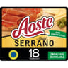 Aoste sélection quart de jambon Serrano pré-tranché 18 tranches 220g
