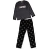 Pyjama long coral fleece homme GRIS ONE PIECE XS