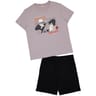 Pyjashort homme GRIS/NOIR XL