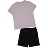 Pyjashort homme GRIS/NOIR XL