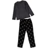 Pyjama long coral fleece homme GRIS ONE PIECE XL