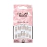 Elegant touch faux-ongles french pink 126