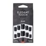 Mild & elegant faux ongles black elegant touch