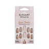 Elegant touch faux ongles luxe looks fashionably latte x24