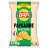 Lay's chips nature recette paysannes maxi format 370g
