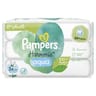 Pampers harmonie aqua lingettes pour bébé 3 paquets=144 lingettes