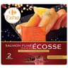 Carrefour extra saumon fumé Ecosse 2 tranches - 70g