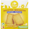 Carrefour classic' 34 biscottes nature 300g