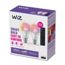 Philips kit de démarrage LED wiz 2 ampoules connectées E27 blanc + télécommande noir