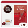Nescafé café capsules compatible dolce gusto espresso roma intensité 8 x16 - 99g