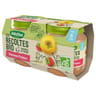 Blédina les récoltes bio pommes fraises dès 6 mois 2x130g