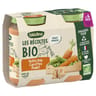 Blédina les récoltes bio carottes petits pois poulet fermier dès 6 mois 2x200g