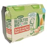 Bledina les récoltes bio purée de courgettes poulet fermier thym dès 6 mois 2x200g