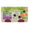 Blédina les récoltes bio pots pommes mûres 2x130g dès 4/6 mois