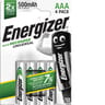 Energizer piles rechargeables AAA/HR3 500mAh