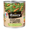 D'aucy pois extra tendres et carottes 4/4 530g