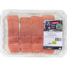 Pavés de truite avec peau désarêtés CARREFOUR LE MARCHE la barquette de 4 - 500g
