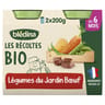 Bledina les récoltes bio petits légumes du jardin boeuf dès 6 mois 2x200g