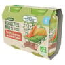 Bledina les récoltes bio petits légumes du jardin boeuf dès 6 mois 2x200g