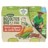 Bledina les récoltes bio petits légumes du jardin boeuf dès 6 mois 2x200g