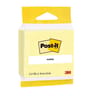 Scotch 2 blocs notes repositionnables post-it jaunes 7.6x7.6 cm 100 feuilles