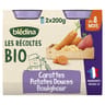 Bledina les récoltes bio carottes patates douces boulghour dès 8 mois 2x200g