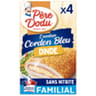 Père Dodu cordon bleu de dinde 4x100g