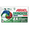 Ariel grandiose pods, lessive liquide en capsules 15 lavages, original
