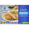 Carrefour extra 4 hachés burgers colin d'alaska 300g