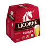 Licorne elsass pack 6x25cl 5.5%vol