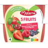 Materne compotes coupelles 5 fruits rouges 4x100g